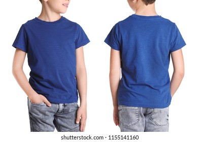 Download Blue T Shirt Mockup High Res Stock Images Shutterstock