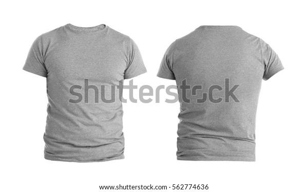 Front Back Views Tshirt On White Stock Photo 562774636 | Shutterstock