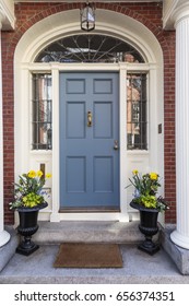 Front Blue Door