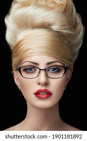 Blonde Hair Girl Glasses Stock Photos Images Photography Shutterstock