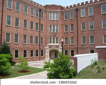 Front Of College Dorm Building