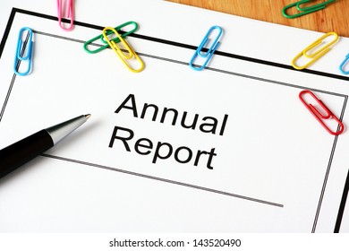 Front Cover Of Your Annual Report Document For The Financial Year End And Shareholder Review.