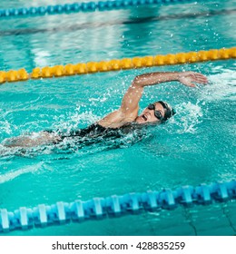 Front Crawl Swimmer 