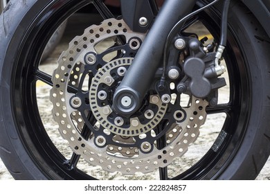 Front Disk Brake Modern Motorbike Stock Photo 222824857 | Shutterstock