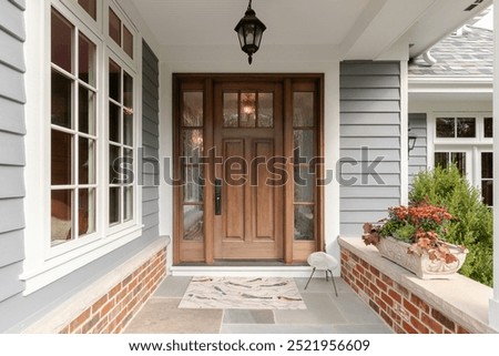 Similar – Image, Stock Photo The door as an interim solution in the wall