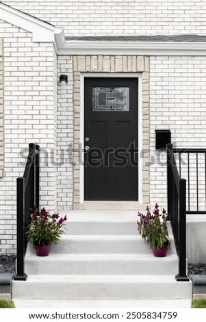 Similar – Image, Stock Photo Staircase roof brick house