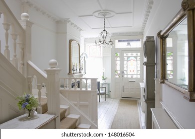 Front Door With Entrance Hall Of House