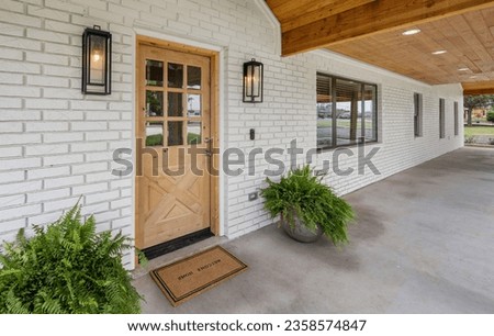 The front door to a home
