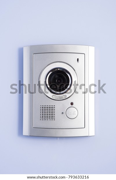 Front Door Intercom Unit Camera Access Stock Photo Edit Now