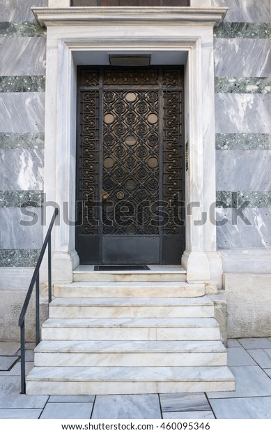 Front Door Marble Steps Finished Granite Stock Photo Edit Now