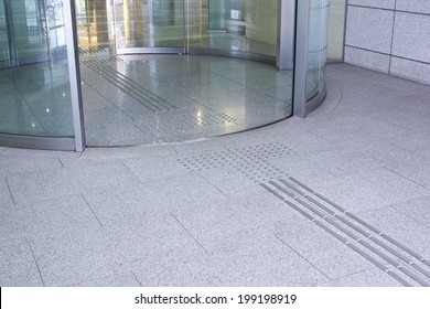 Front Door Of The Office Building