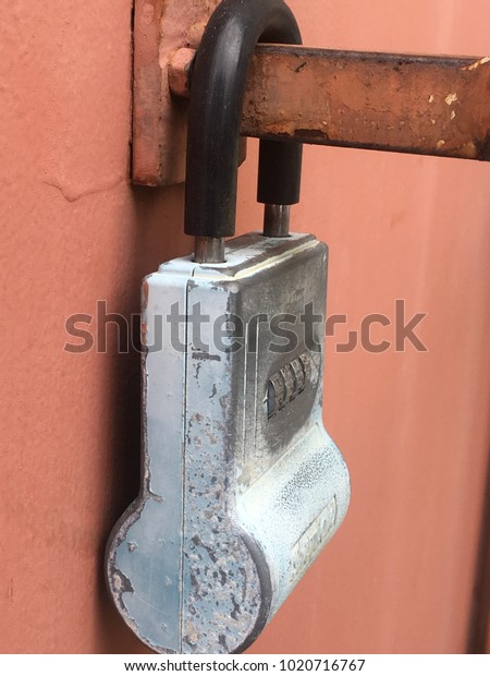 Front Door Security Dead Bolt Combination Stock Photo Edit Now