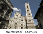 the front of the Duomo, Florence, Italy