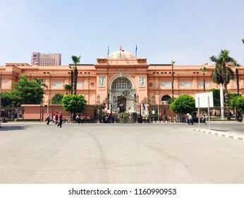 Front Of Egyptian Museum In Cairo