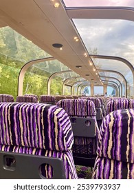 Front of empty train car