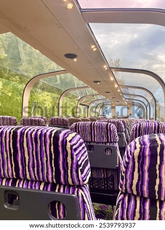 Front of empty train car
