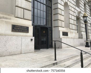 Front Of The Environmental Protection  Agency Building.