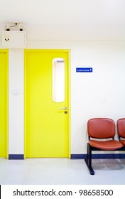 Front Of Exam Room In Hospital