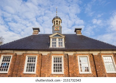 Front Facade Of The Historic Weigh House In Leer, Germany