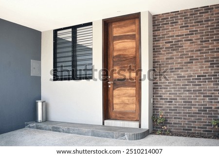 Similar – Image, Stock Photo The door as an interim solution in the wall