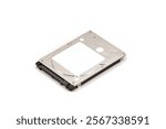 Front Internal Hard Drive 2.5 Inch Isolated on White Background