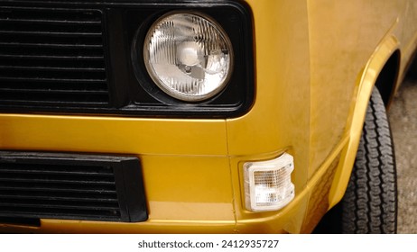 front light and camper van bumper - Powered by Shutterstock