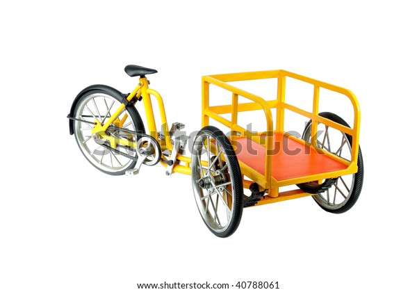 loading tricycle rickshaw