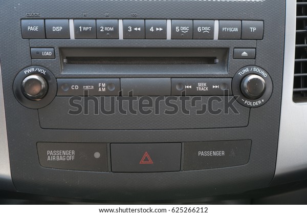 Front panel car\
stereo