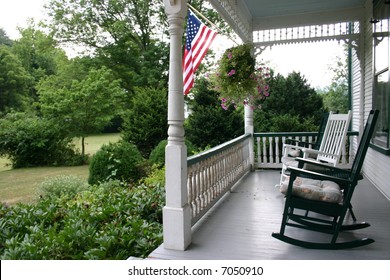 Front Porch on an Old Country House - Bed & Breakfast
