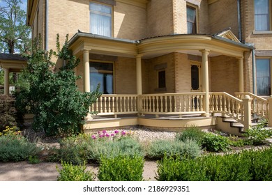 Front Porch On A Old Farm House