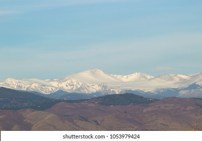 Front Range Snow-capped Mountains