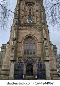 A Front Shot Of Derby Cathedral