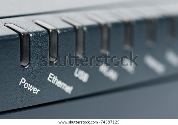 Front Side Wireless Router Focus On Stock Photo 74387125 | Shutterstock