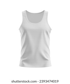 Front Tank Top on white background