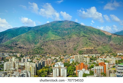 Front View Avila Mountain Caracas Venezuela Stock Photo 707734510 ...