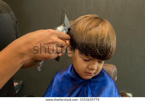 hair cutting machine boy