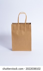 front view brown paper bag