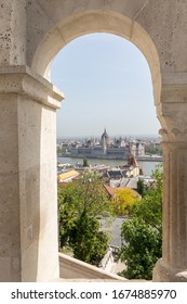 Front view from Buda to Pest throuth Danube river