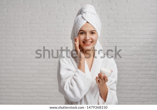 girls cream dressing gown