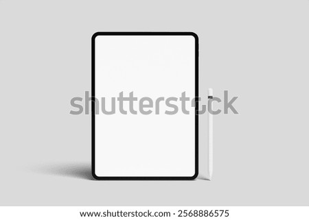 Front View Clean Tablet Mockup