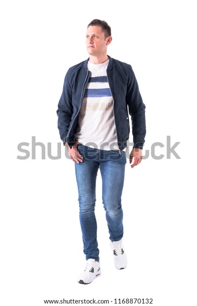 Front View Confident Casual Masculine Man Stock Photo (Edit Now) 1168870132