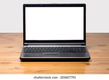 Front View Of A Elite Laptop, It Is Designed For Working.