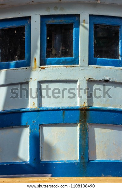 Front View Interior Fishing Boat Exterior Stock Photo Edit