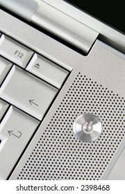 Front view of Laptop computer