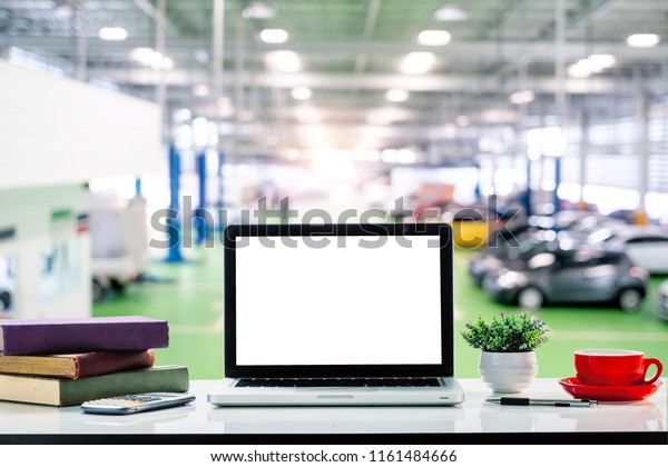 Download Front View Mockup Blank Screen Laptop Stock Photo Edit Now 1161484666 PSD Mockup Templates
