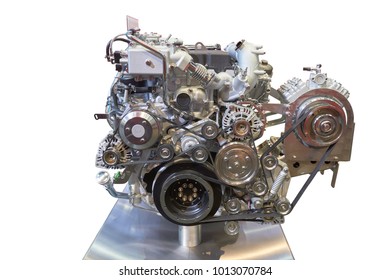 Front View Modern Internal Combustion Engine Stock Photo (Edit Now ...