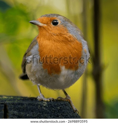 front view of a robin 
