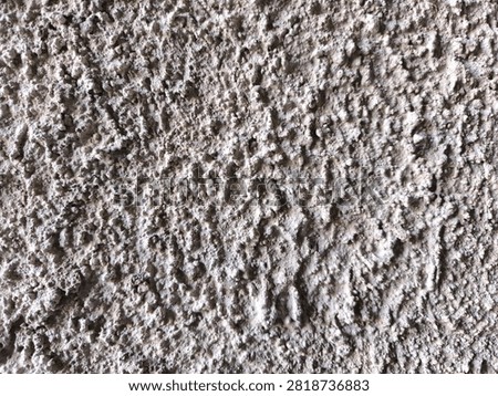 Front View Rough Coarse Spray Stucco Plaster Cement Wall Architectural Surface Texture Background