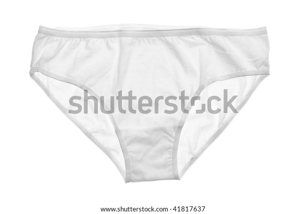 Front View Simple White Womens Panties Stock Photo (Edit Now) 41817637