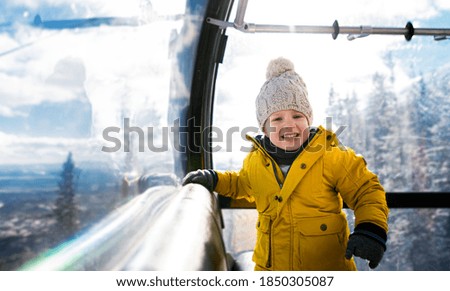 Similar – Foto Bild Seilbahn im Nebel